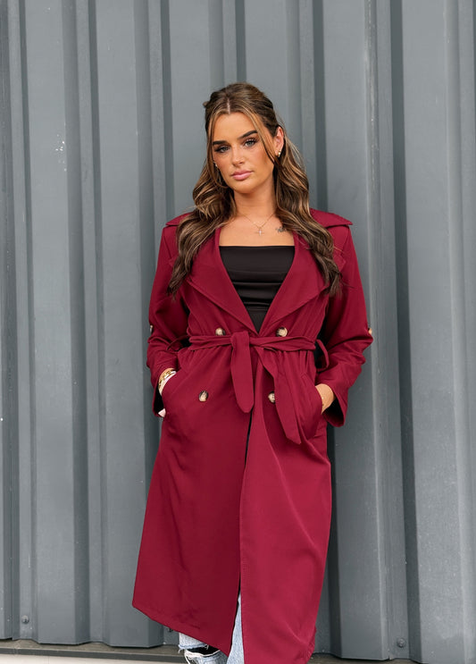 Wine Mood Trenchcoat