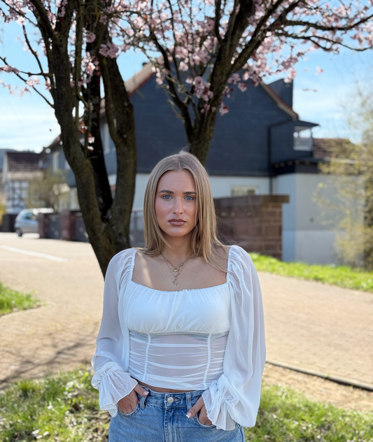 Aurora Bluse Weiß