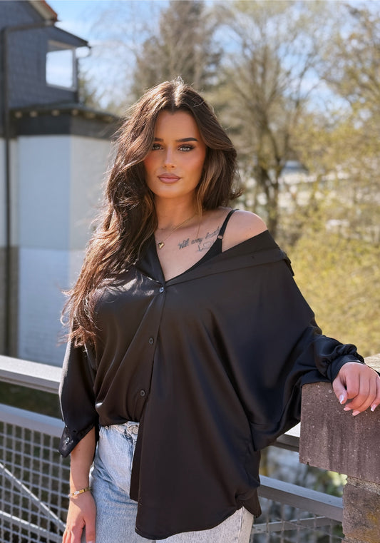 Satin Bluse