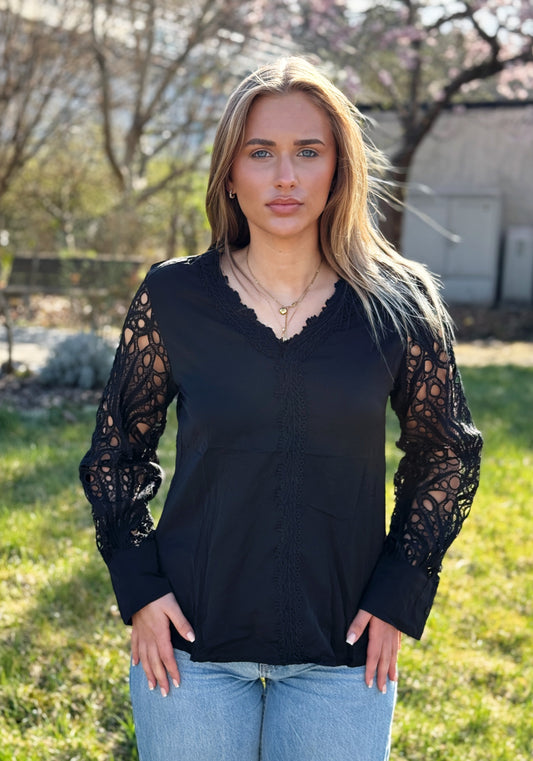 Sienna Bluse Schwarz